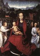 Hans Memling Virgin and Child in a Rose Germany oil painting artist